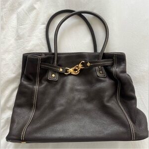 Celine brown shoulder bag